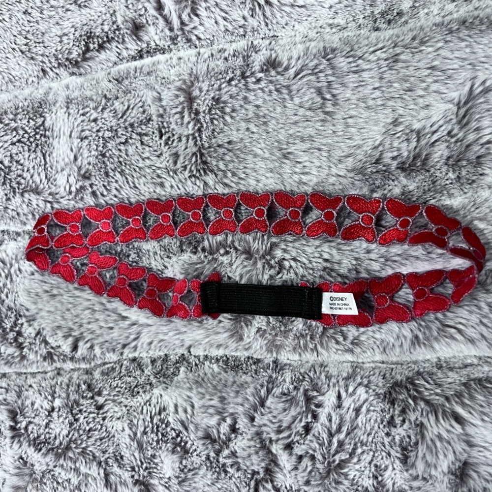 Disney, Minnie Mouse red bows headband